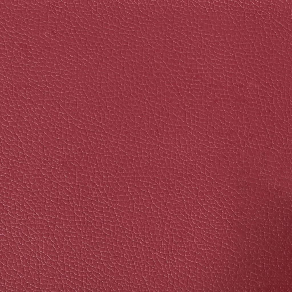 vidaXL Πολυθρόνα Chesterfield Μπορντό από Συνθετικό Δέρμα