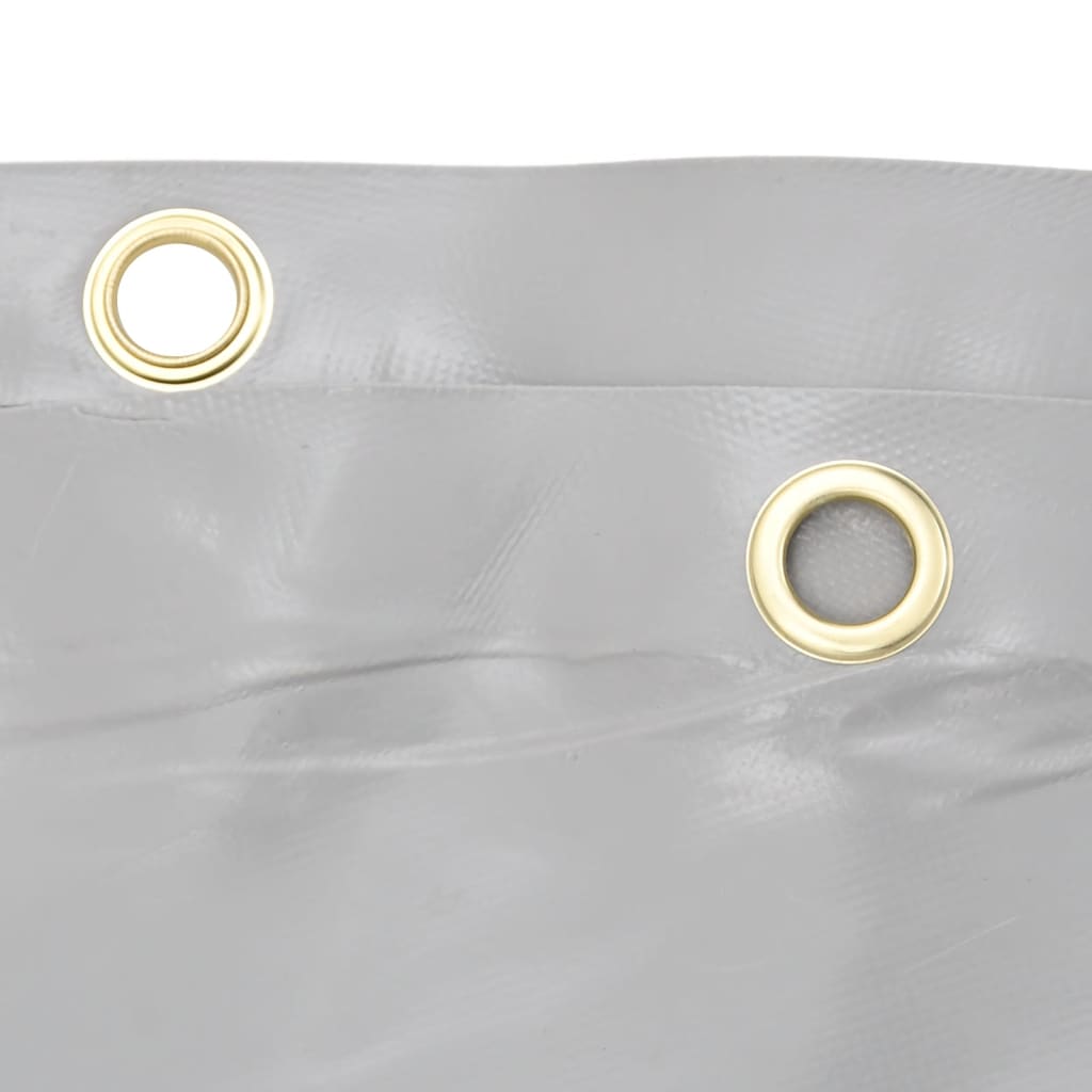 vidaXL Μουσαμάς Γκρι 1,5 x 2,5 μ. 650 γρ./μ²