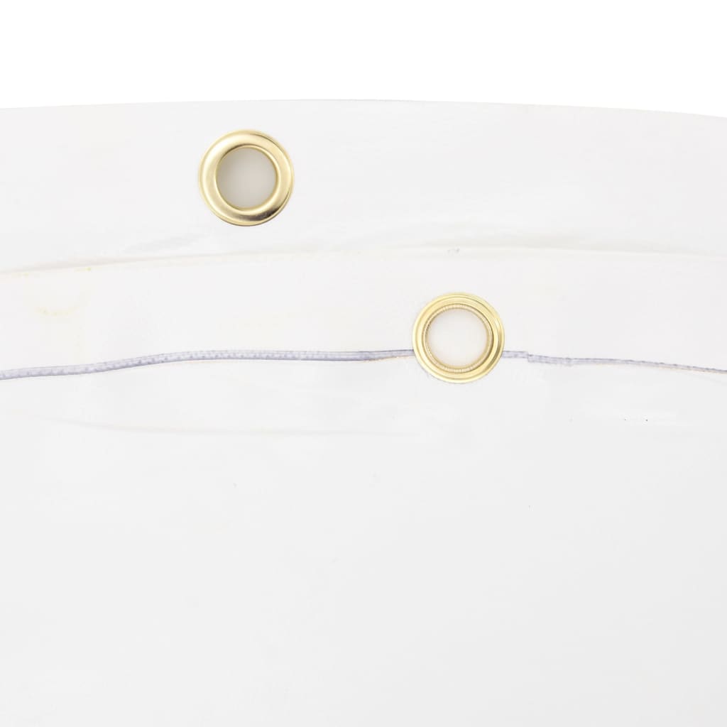 vidaXL Μουσαμάς Λευκός 1 x 2,5 μ. 650 γρ./μ²