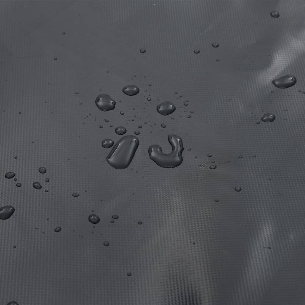 vidaXL Μουσαμάς Ανθρακί 650 γρ./μ.² 1,5 x 2,5 μ.