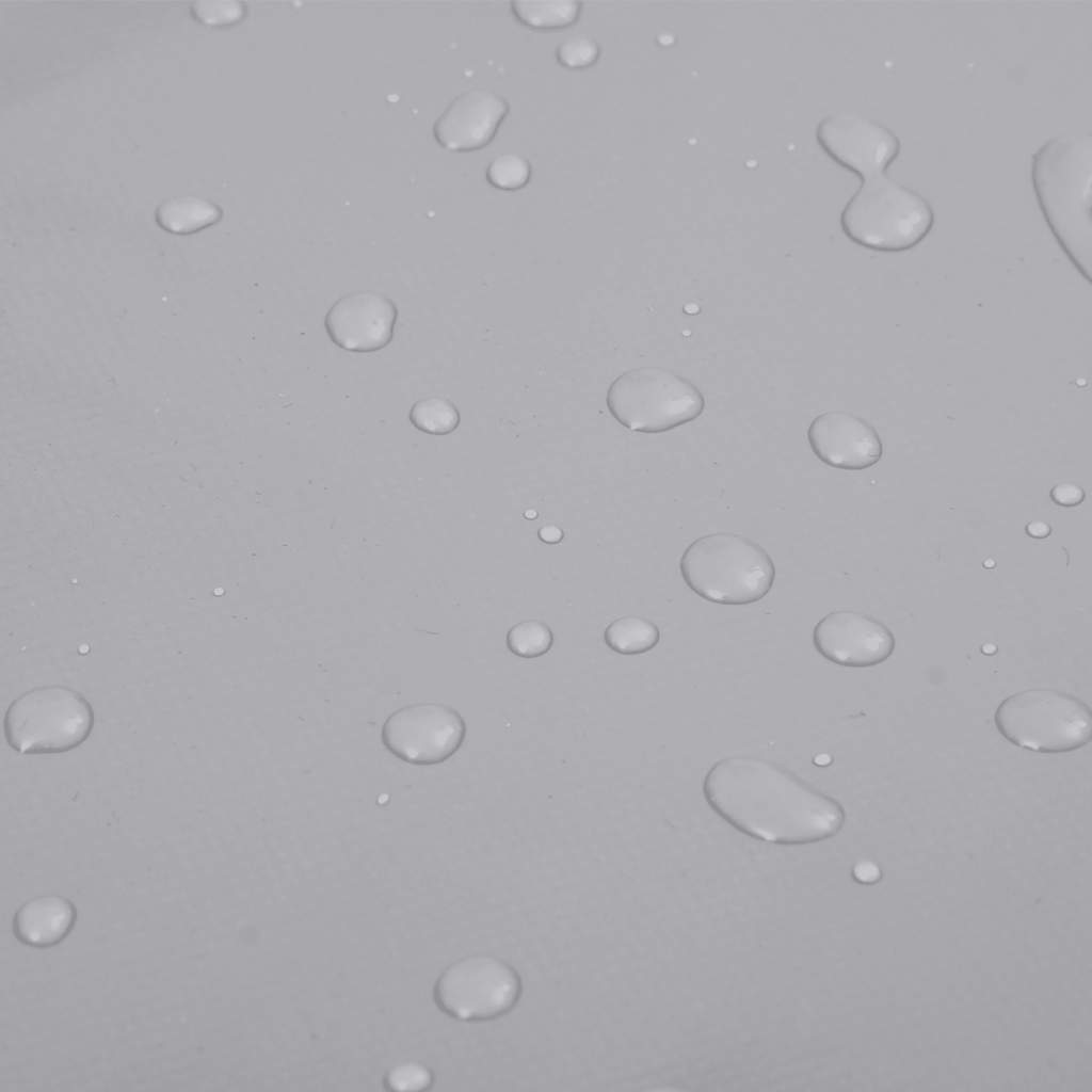 vidaXL Μουσαμάς Γκρι 650 γρ./μ.² 4x6 μ.