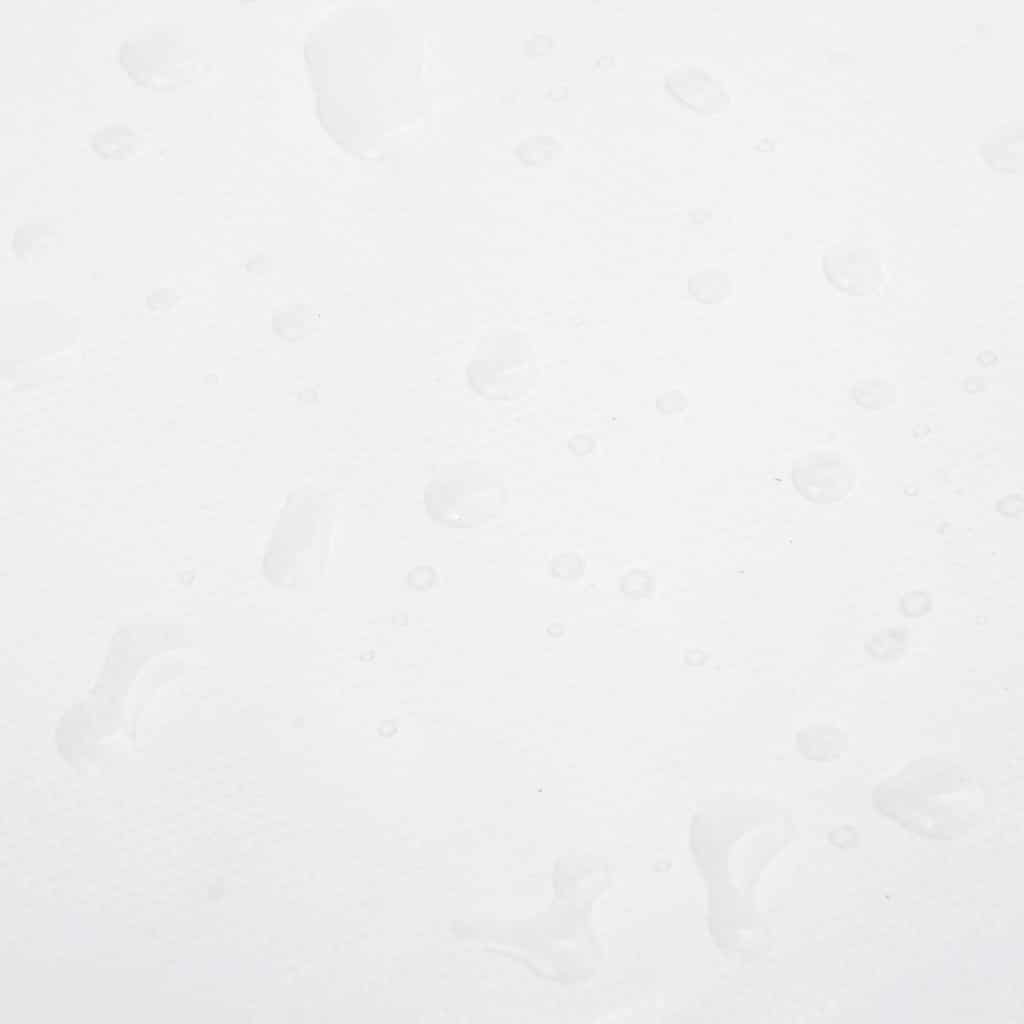 vidaXL Μουσαμάς Λευκός 1,5 x 10 μ. 650 γρ./μ.²