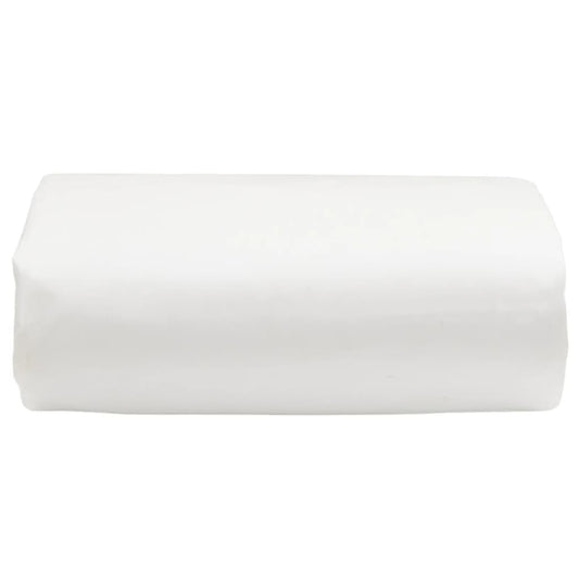 vidaXL Μουσαμάς Λευκός 1,5 x 2,5 μ. 650 γρ./μ²