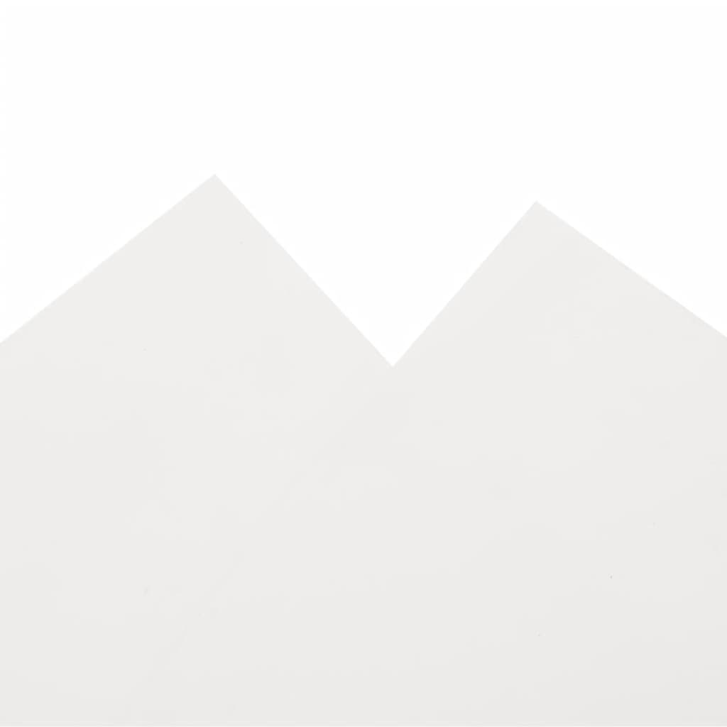 vidaXL Μουσαμάς Λευκός 5 x 8 μ. 650 γρ./μ²