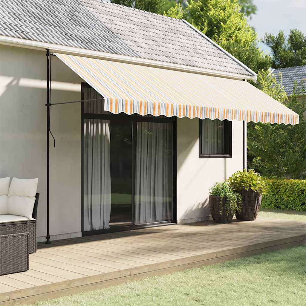vidaXL Ανταλλακτικό Ύφασμα Τέντας Πολύχρωμο 450x350 εκ. Πολυεστέρας