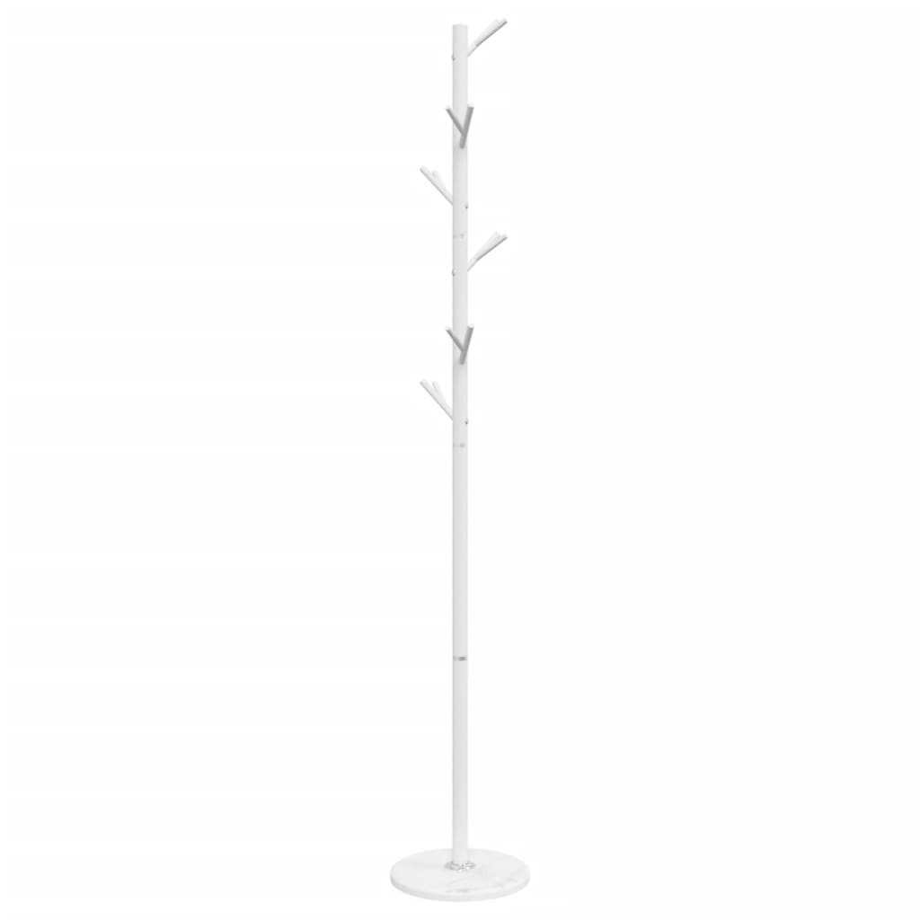 vidaXL Καλόγερος Λευκός 172 εκ. Σίδερο με Ηλεκτροστατική Βαφή Πούδρας