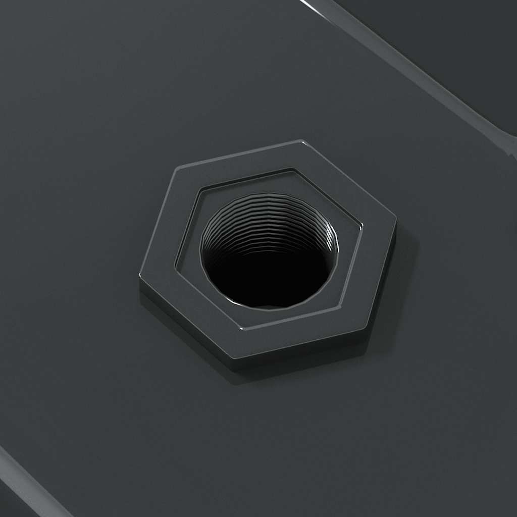 vidaXL Ράφια Τοίχου 2 τεμ. Μαύρο 75x30x3 εκ. Ανοξείδωτο Ατσάλι