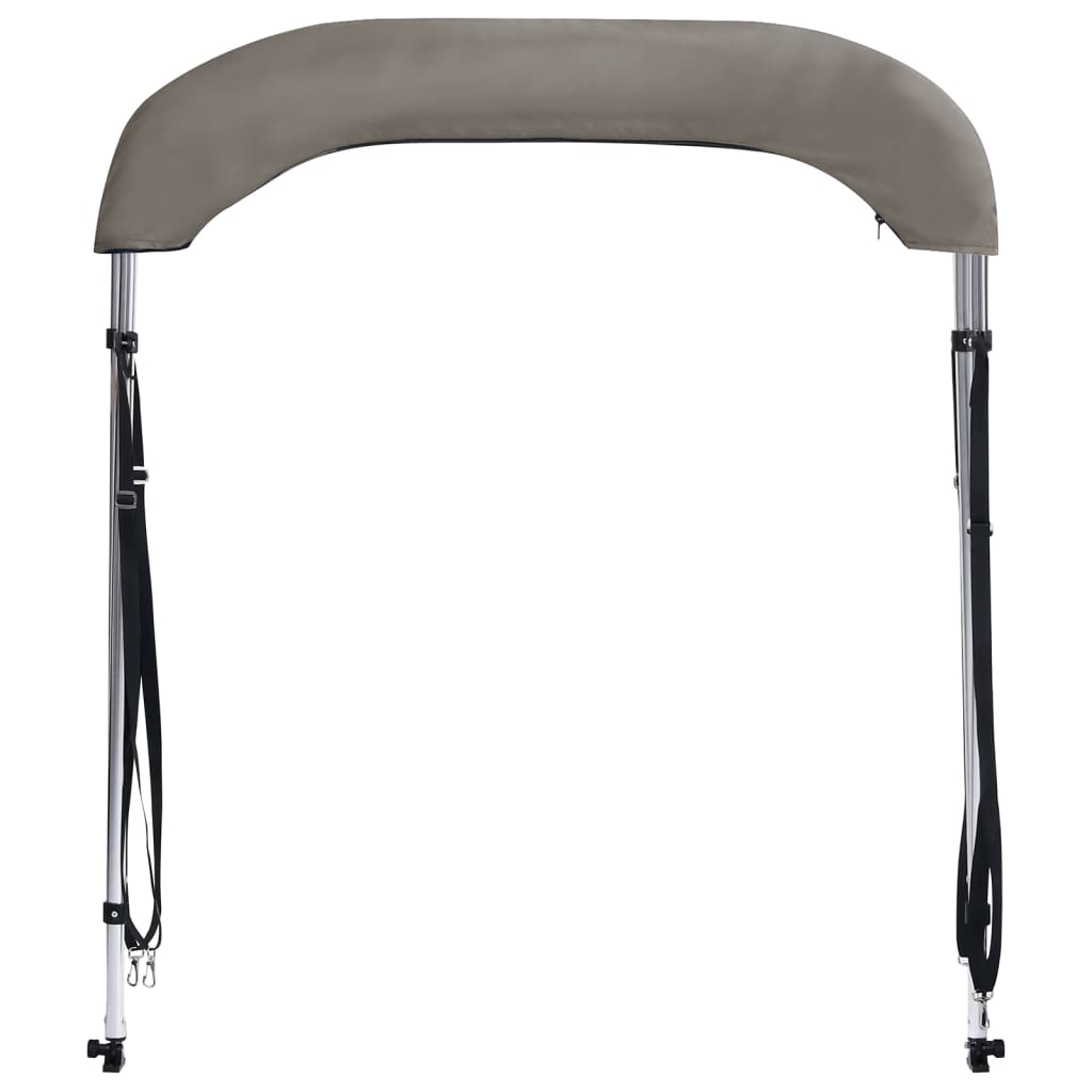 vidaXL Τέντα Σκάφους με 2 Αψίδες Γκρι 150x120x110 εκ.