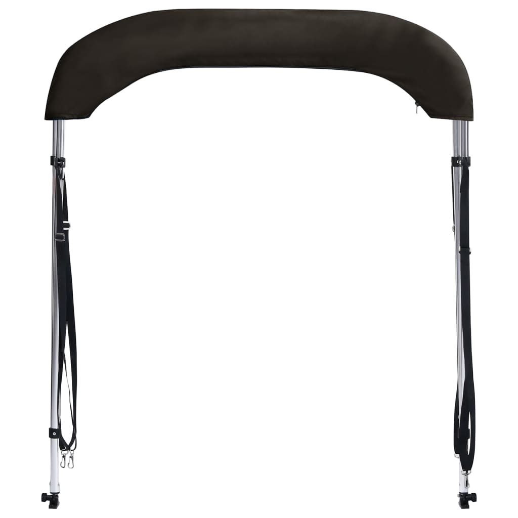 vidaXL Τέντα Σκάφους με 2 Αψίδες Μαύρη 180x150x110 εκ.