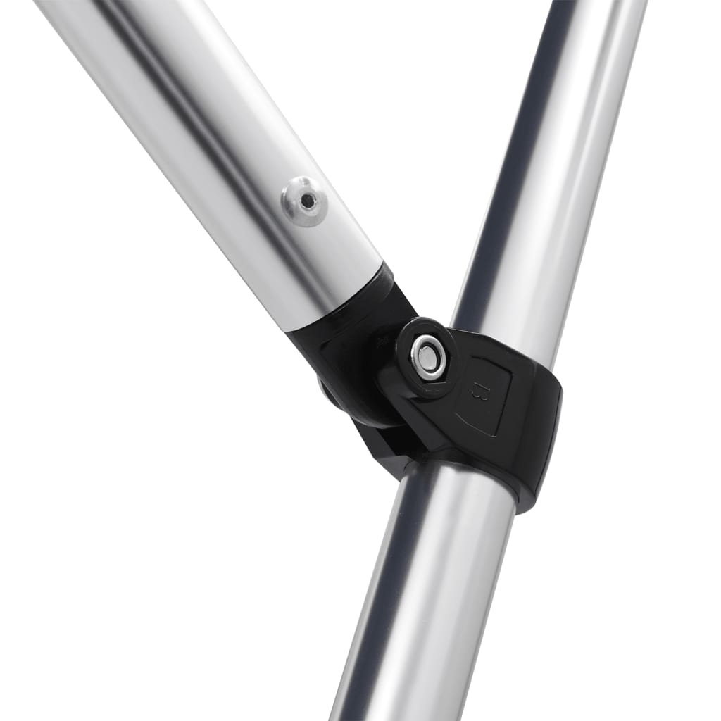 vidaXL Τέντα Σκάφους με 4 Αψίδες Μαύρη 243x244x137 εκ.