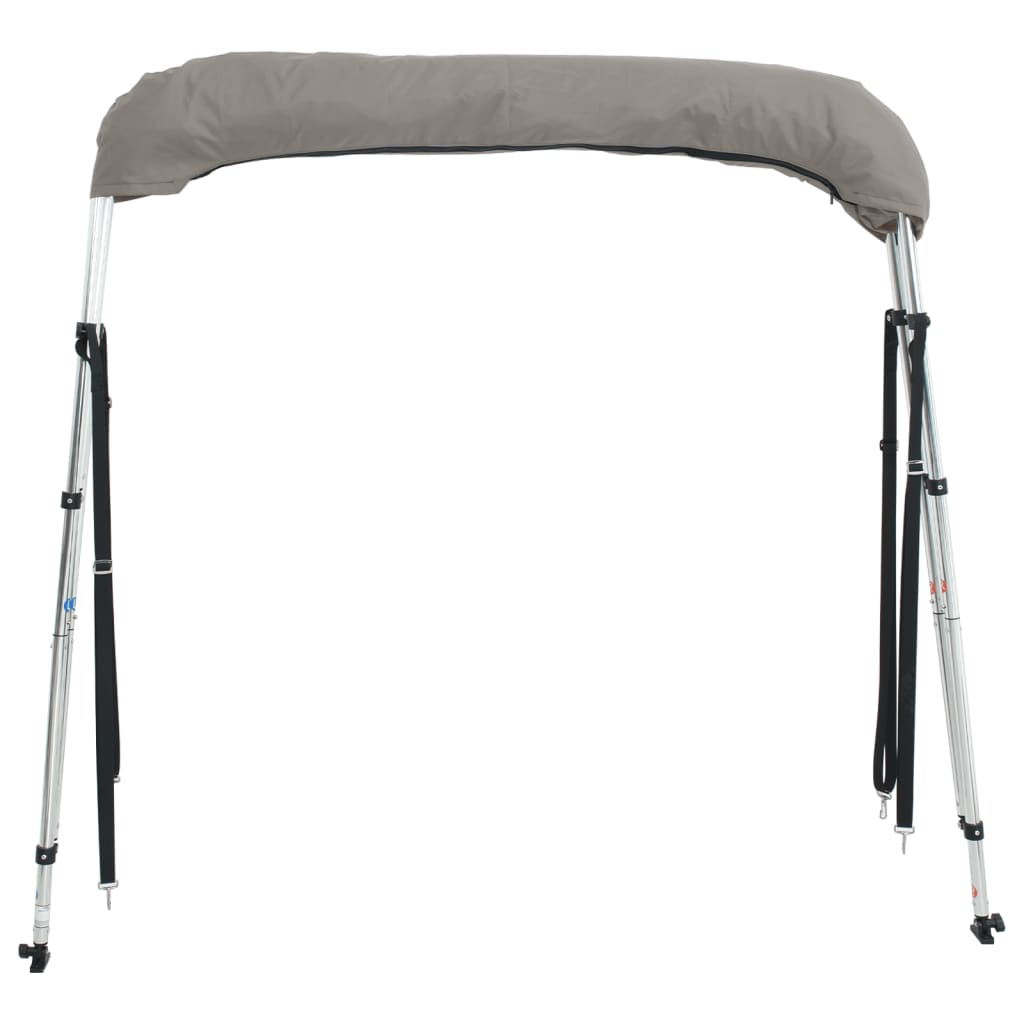 vidaXL Τέντα Σκάφους με 3 Αψίδες Τοιχώματα 183x(137-152)x137 εκ.