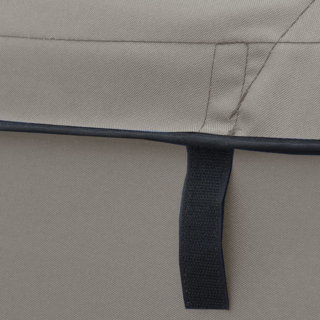 vidaXL Τέντα Σκάφους με 3 Αψίδες Τοιχώματα 183x(137-152)x137 εκ.