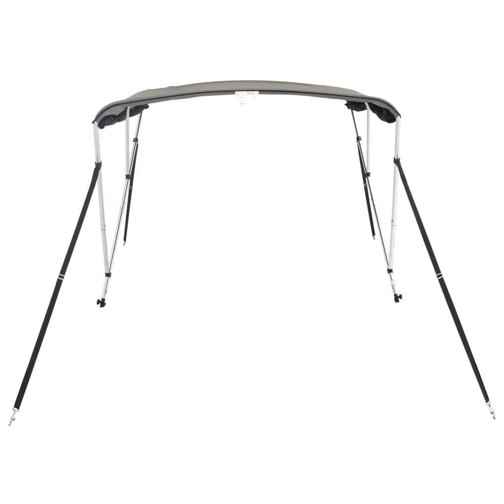 vidaXL Τέντα Σκάφους 3 Αψίδες Τοιχ. Δίχτυ Ανθρακί 183x(170-182)x137εκ