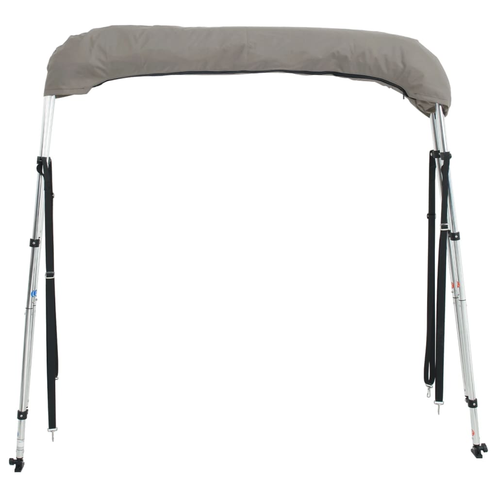 vidaXL Τέντα Σκάφους 3 Αψίδες Τοιχ. Δίχτυ Ανθρακί 183x(170-182)x137εκ