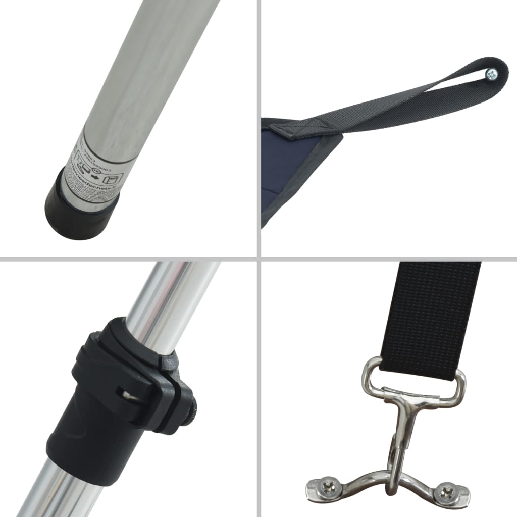 vidaXL Επέκταση Σκιάστρου Σχήμα Τ Ναυτικό Μπλε 170x208x(115-183) εκ.