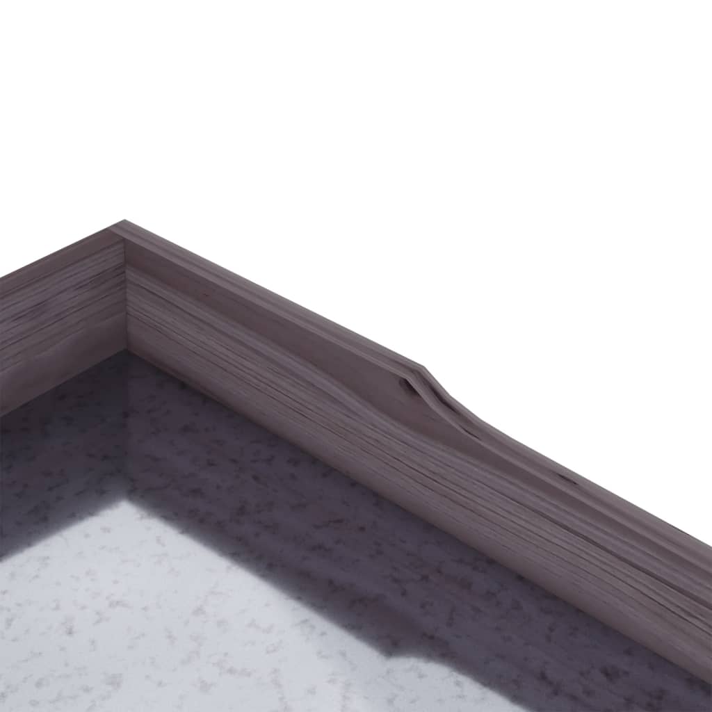 vidaXL Τραπέζι Φυτών με Ράφια Γκρι 78x38x82,5εκ. από Μασίφ Ξύλο Ελάτης