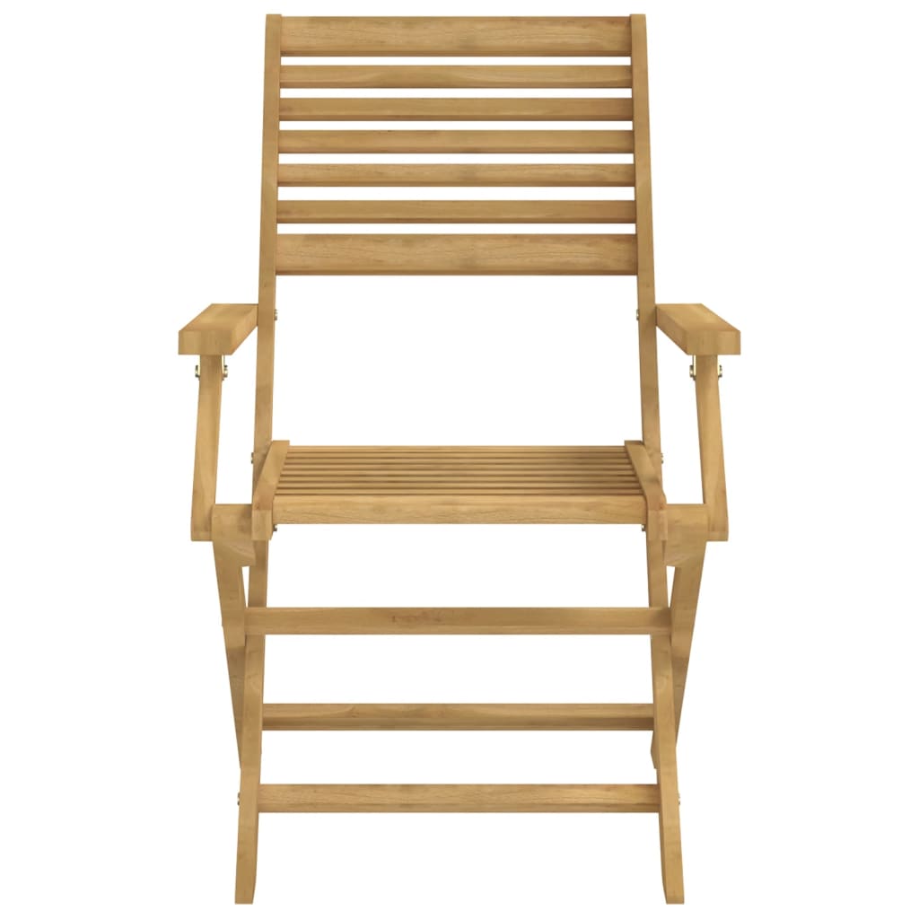 vidaXL Καρέκλες Κήπου Πτυσσόμενες 8 τεμ 54,5x61,5x86,5 εκ Μασίφ Ακακία