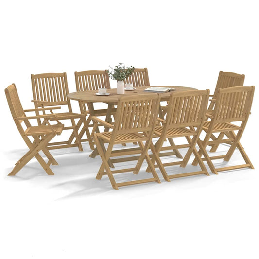 vidaXL Καρέκλες Κήπου Πτυσσόμενες 8 τεμ. 54,5x58x90 εκ. Μασίφ Ακακία