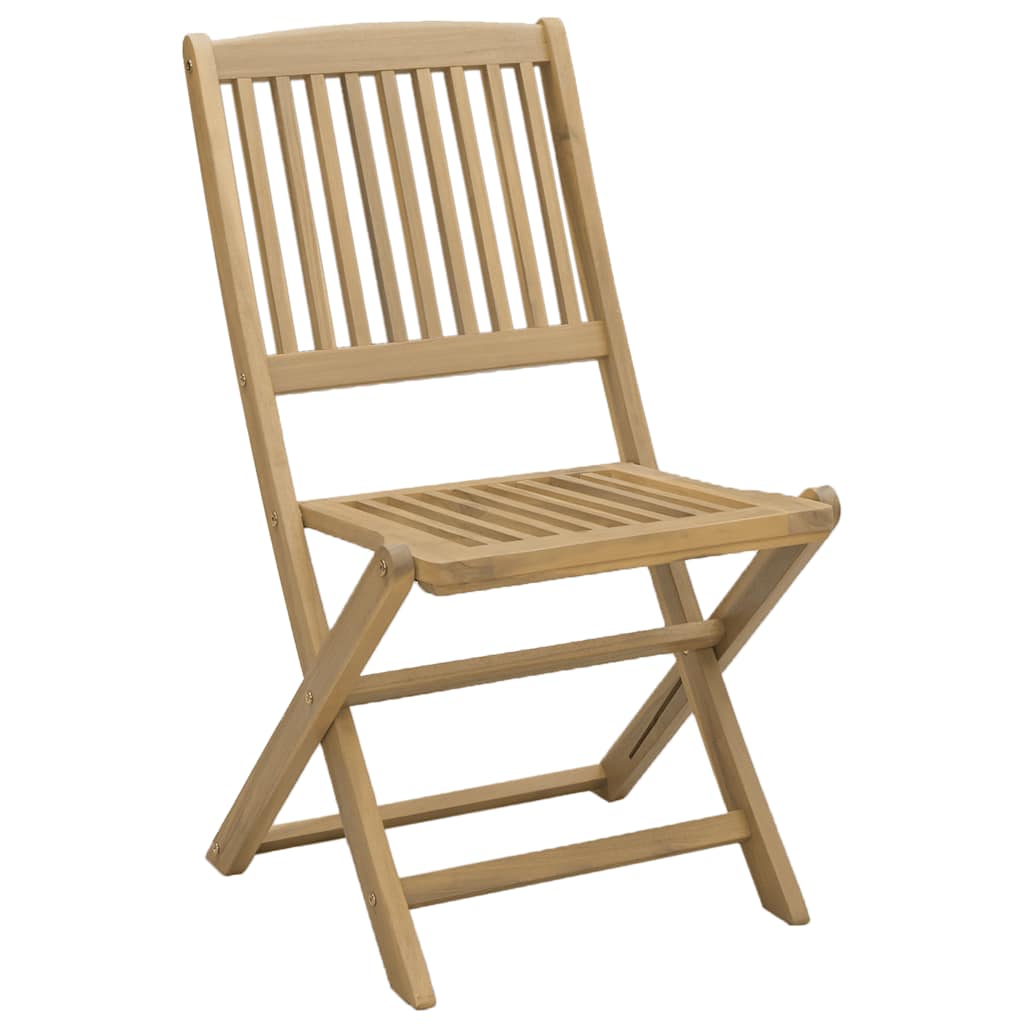 vidaXL Καρέκλες Κήπου Πτυσσόμενες 8 τεμ. 44x50x88 εκ. Μασίφ Ακακία