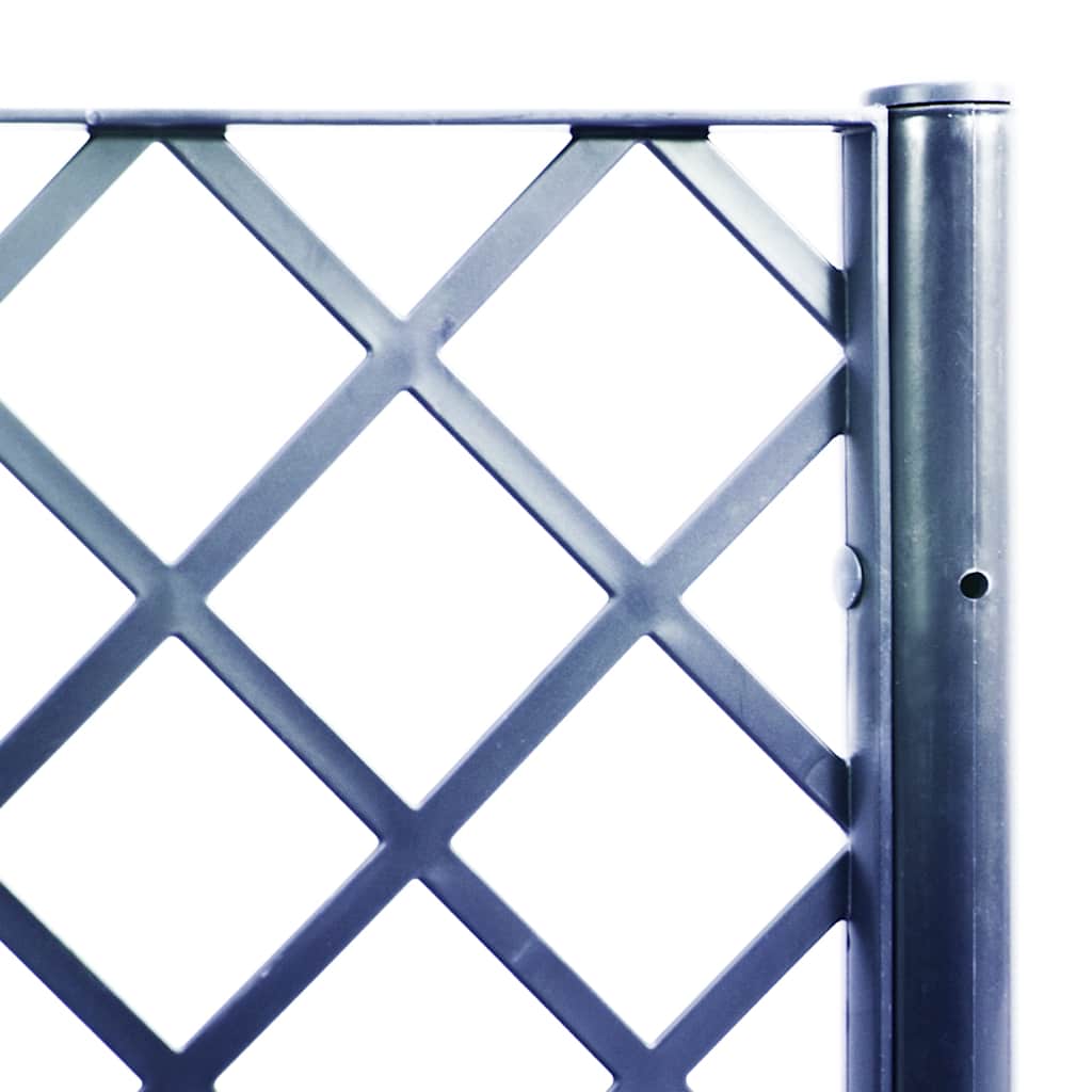 vidaXL Ζαρντινιέρα Κήπου με Καφασωτό Μπλε Γκρι 40x40x142 εκ. από PP