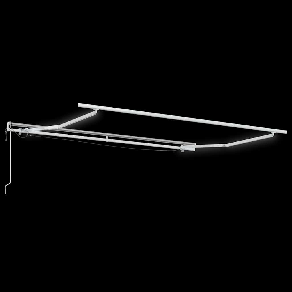 vidaXL Τέντα Πτυσσόμενη Αυτόματη με LED Μπορντό 300x250 εκ.