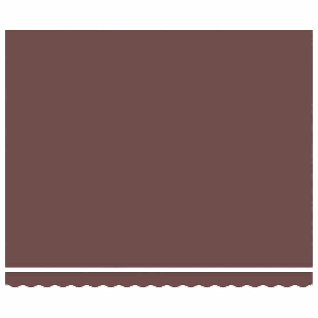 vidaXL Τέντα Πτυσσόμενη Χειροκίνητη Καφέ 400x300 εκ.