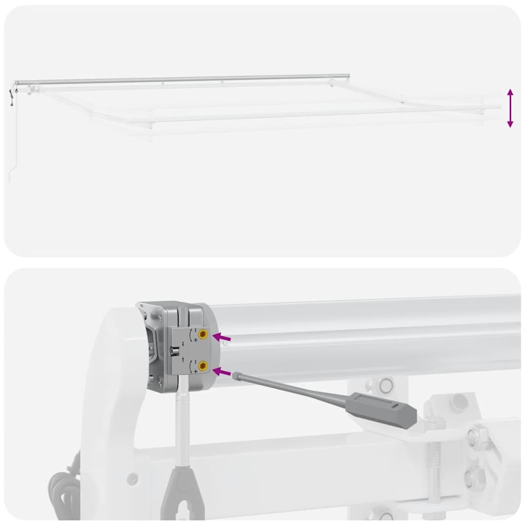 vidaXL Τέντα Πτυσσόμενη Αυτόματη Καφέ 400x300 εκ.