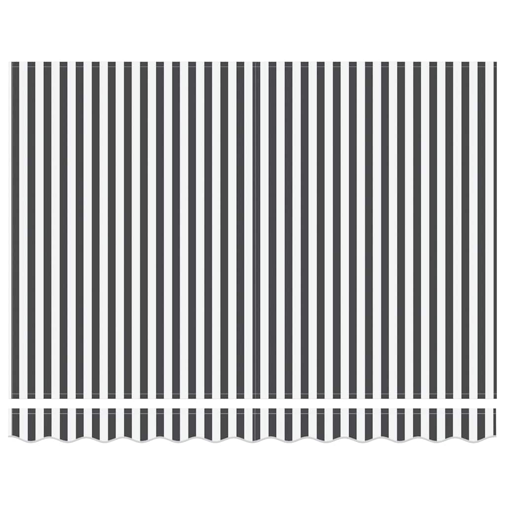 vidaXL Τέντα Πτυσσόμενη Αυτόματη Ανθρακί / Λευκή 300 x 250 εκ.