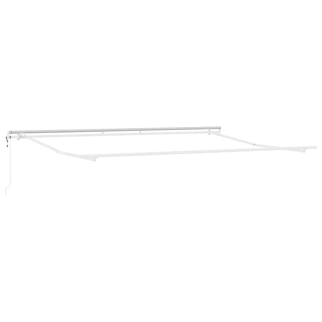 vidaXL Τέντα Πτυσσόμενη Αυτόματη Ανθρακί / Λευκή 400x300 εκ.