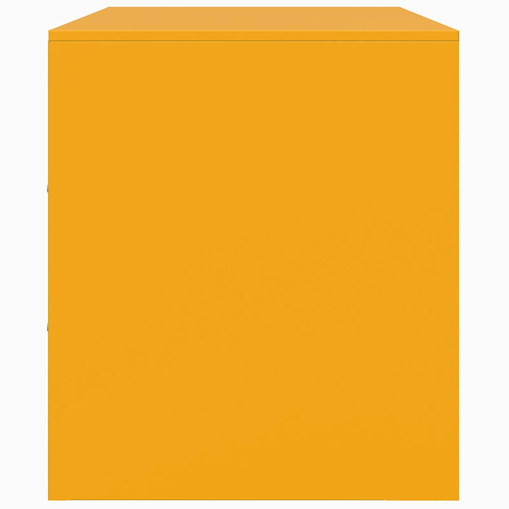 vidaXL Έπιπλο Τηλεόρασης Μουσταρδί Κίτρινο 67x39x44 εκ. από Ατσάλι