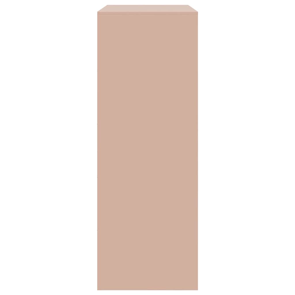 vidaXL Ντουλάπι Ροζ 67x39x107 εκ. από Ατσάλι