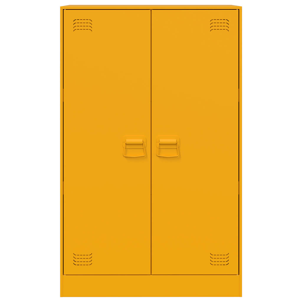 vidaXL Ντουλάπι Μουσταρδί 67 x 39 x 107 εκ. από Ατσάλι