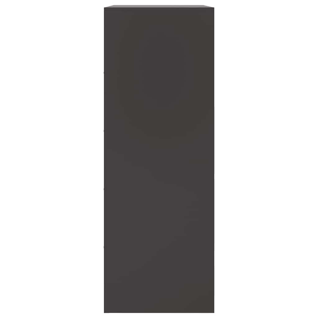 vidaXL Ντουλάπι Μαύρο 67x39x107 εκ. από Ατσάλι