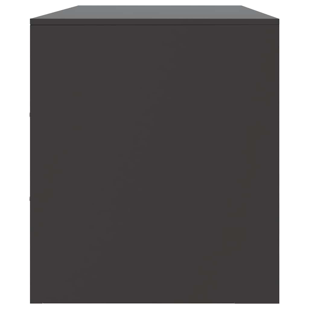 vidaXL Έπιπλο Τηλεόρασης Μαύρο 99x39x44 εκ. από Ατσάλι