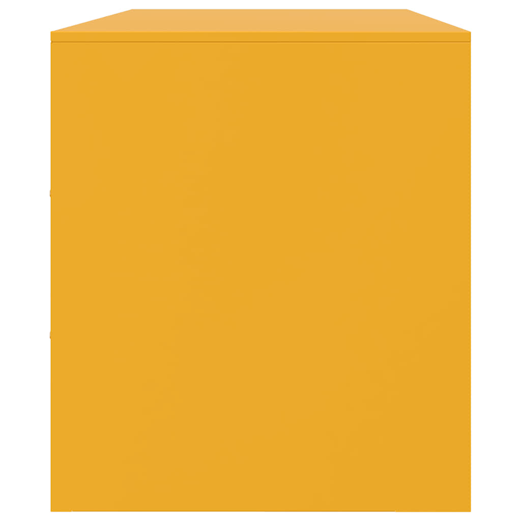 vidaXL Έπιπλο Τηλεόρασης Μουσταρδί Κίτρινο 99x39x44 εκ. από Ατσάλι