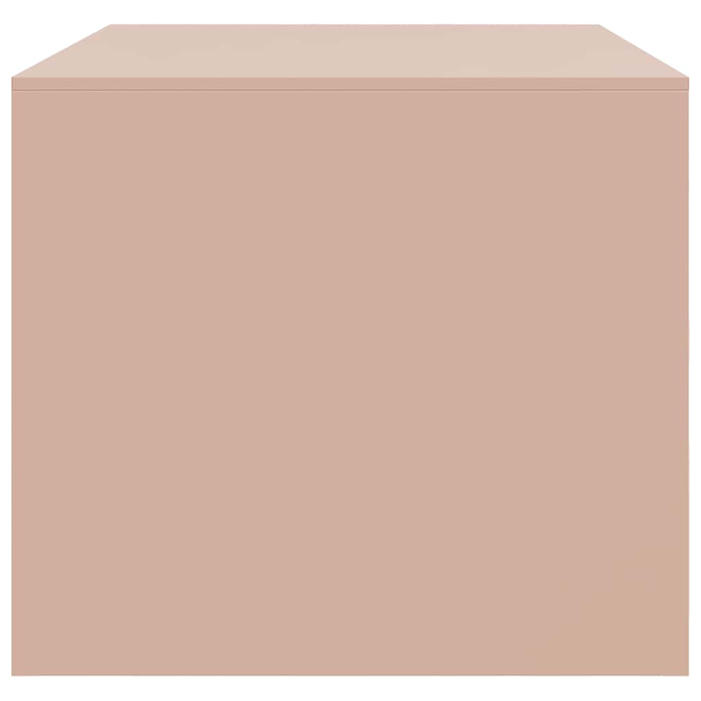 vidaXL Τραπεζάκι Σαλονιού Ροζ 67 x 50 x 44 εκ. από Ατσάλι