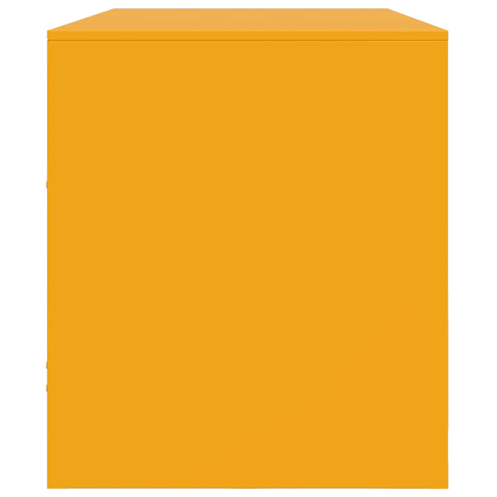 vidaXL Έπιπλο Τηλεόρασης Μουσταρδί Κίτρινο 99x39x44 εκ. από Ατσάλι