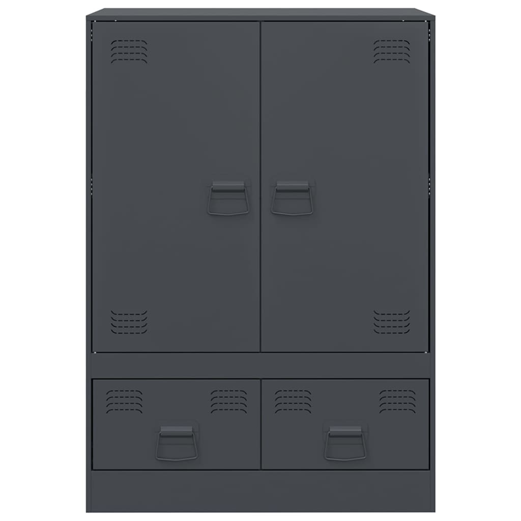 vidaXL Ντουλάπι Ανθρακί 67 x 39 x 95 εκ. από Ατσάλι