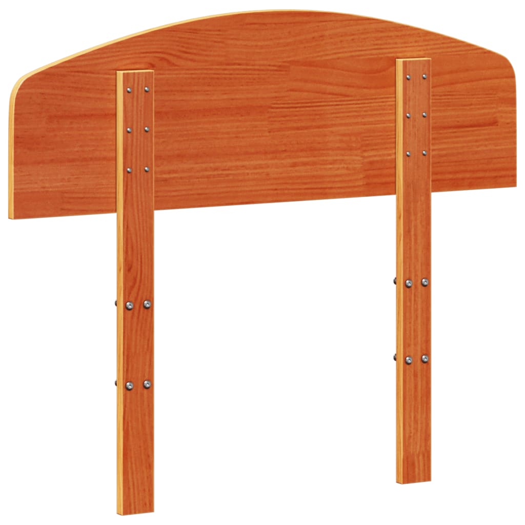 vidaXL Κεφαλάρι Καφέ Κεριού 100 εκ. από Μασίφ Ξύλο Πεύκου