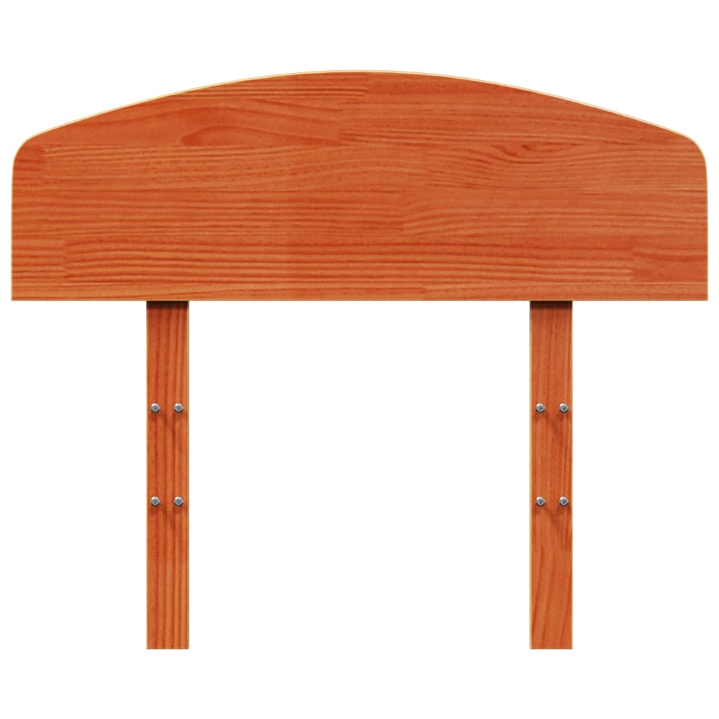 vidaXL Κεφαλάρι Καφέ Κεριού 75 εκ. από Μασίφ Ξύλο Πεύκου