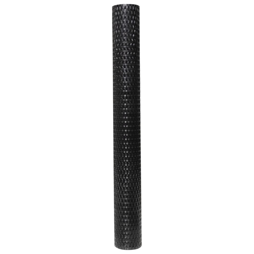 vidaXL Διαχωριστικό Βεράντας Μαύρο 600 x 90 εκ. από Συνθετικό Ρατάν