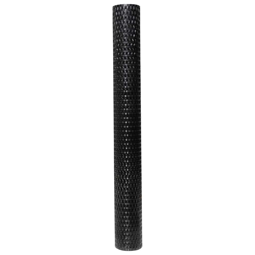 vidaXL Διαχωριστικό Βεράντας Μαύρο 1000 x 100 εκ. από Συνθετικό Ρατάν