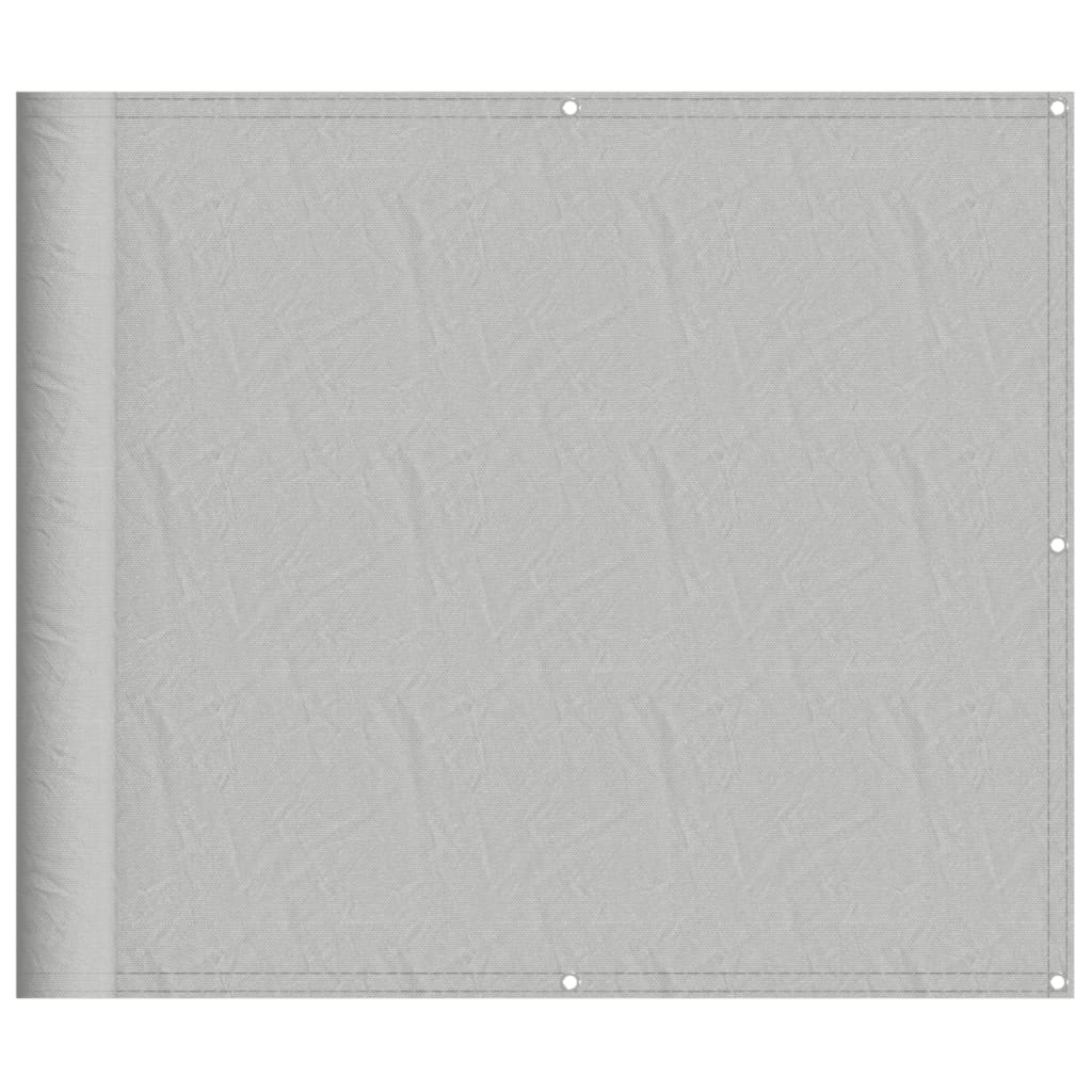 vidaXL Διαχωριστικό Βεράντας Αν. Γκρι 90x400εκ 100% Πολ. Ύφασμα Oxford