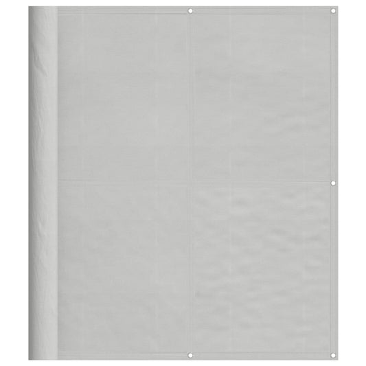 vidaXL Διαχωριστικό Βεράντας Αν.Γκρι 120x500εκ 100% Πολ. Ύφασμα Oxford