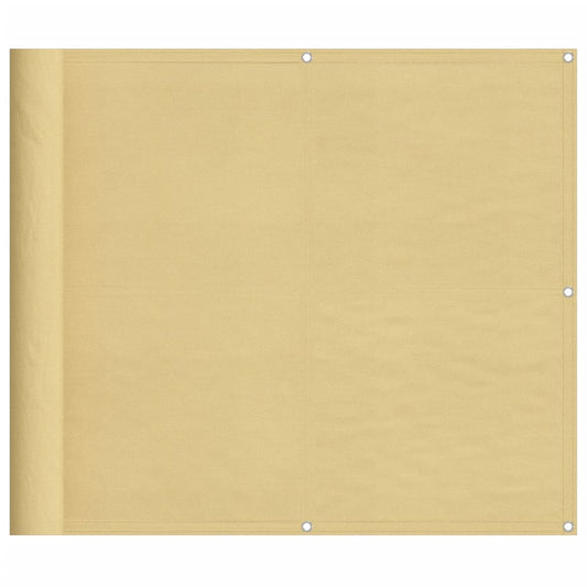 vidaXL Διαχωριστικό Βεράντας Άμμου 90x400εκ 100% Πολ. Ύφασμα Oxford