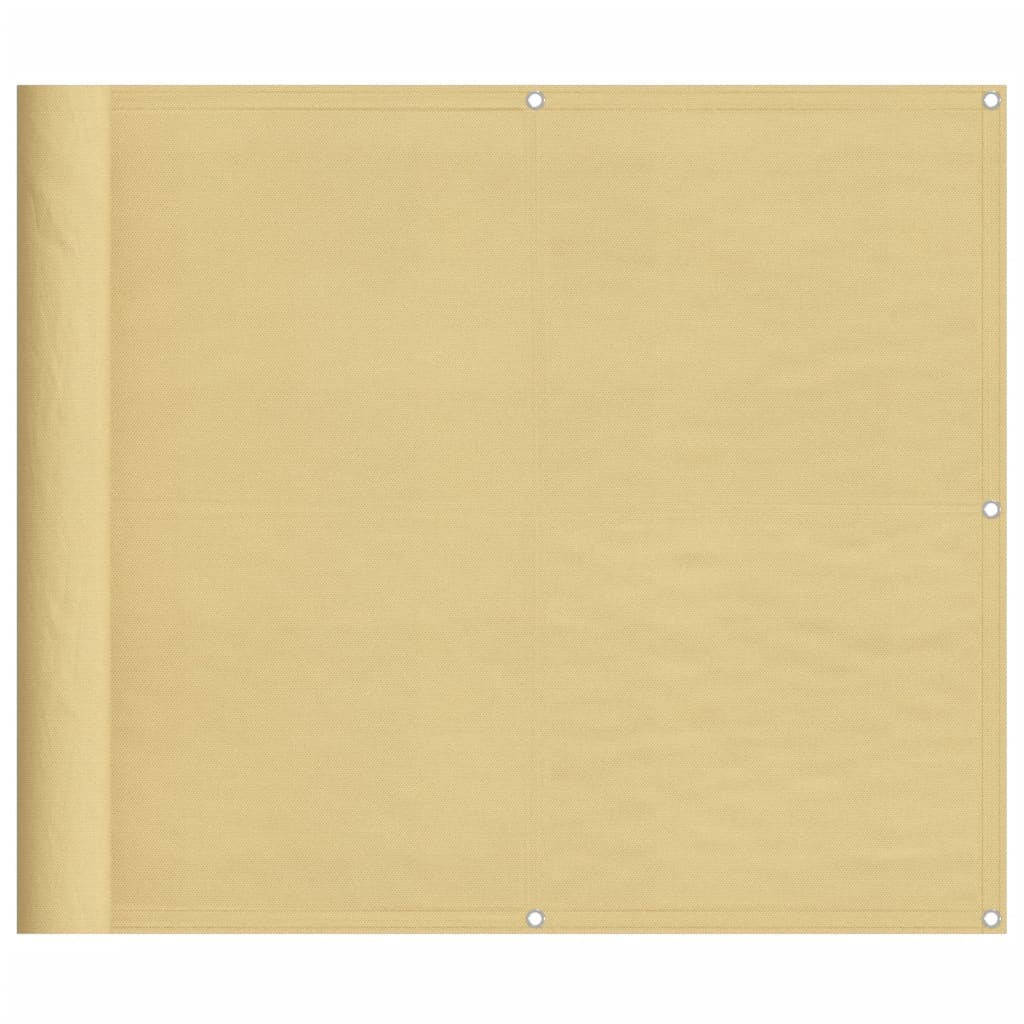 vidaXL Διαχωριστικό Βεράντας Άμμου 90x700εκ 100% Πολ. Ύφασμα Oxford