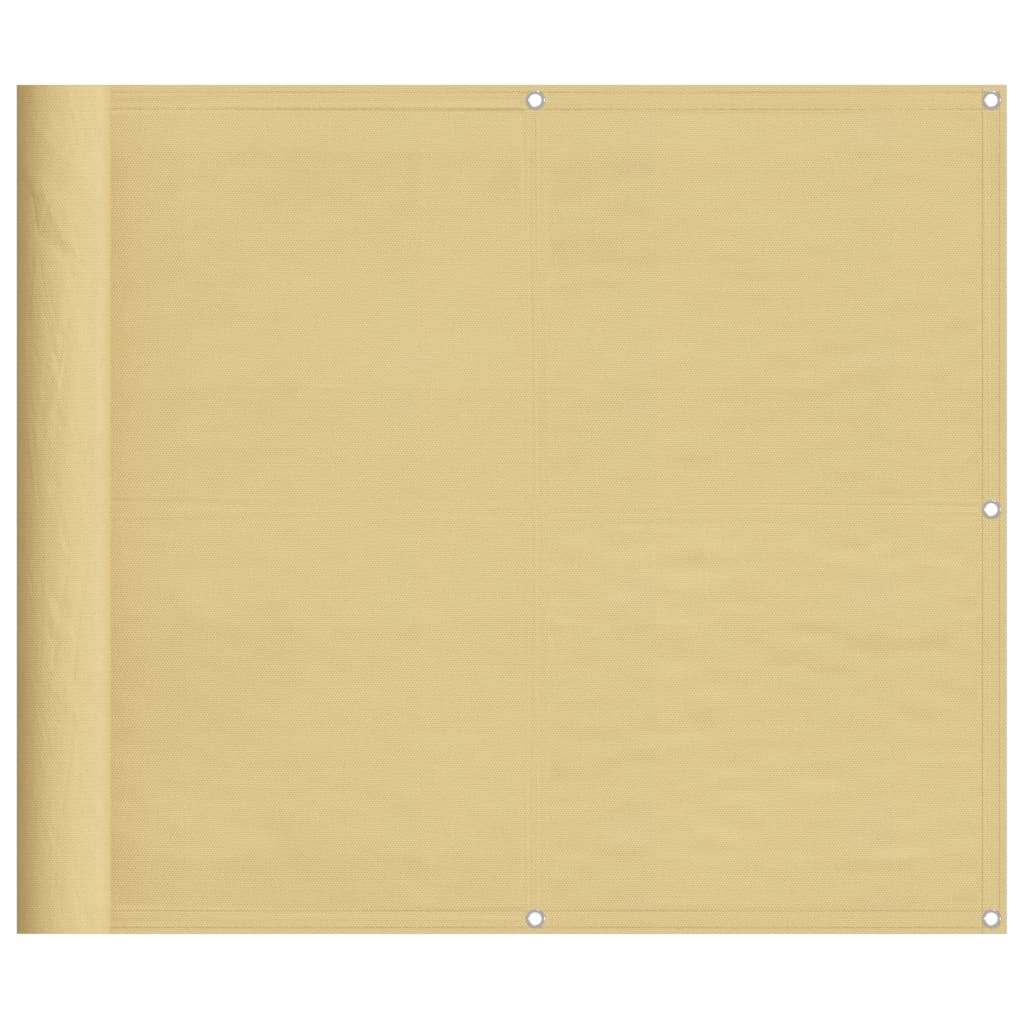 vidaXL Διαχωριστικό Βεράντας Άμμου 90x800εκ 100% Πολ. Ύφασμα Oxford