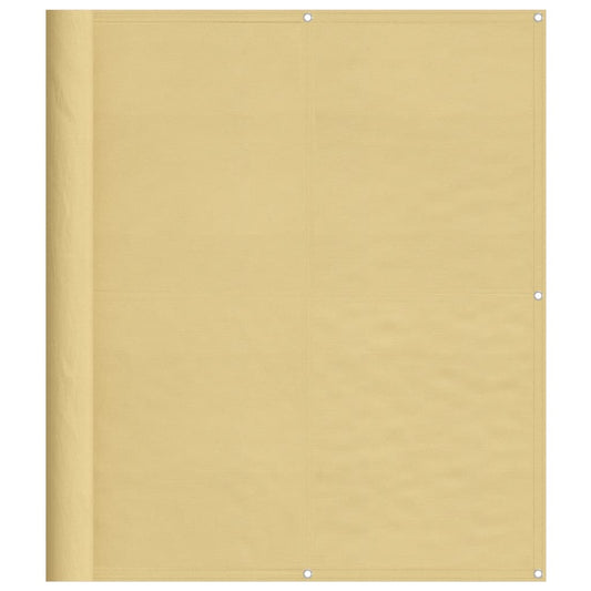 vidaXL Διαχωριστικό Βεράντας Άμμου 120x400εκ 100% Πολ. Ύφασμα Oxford