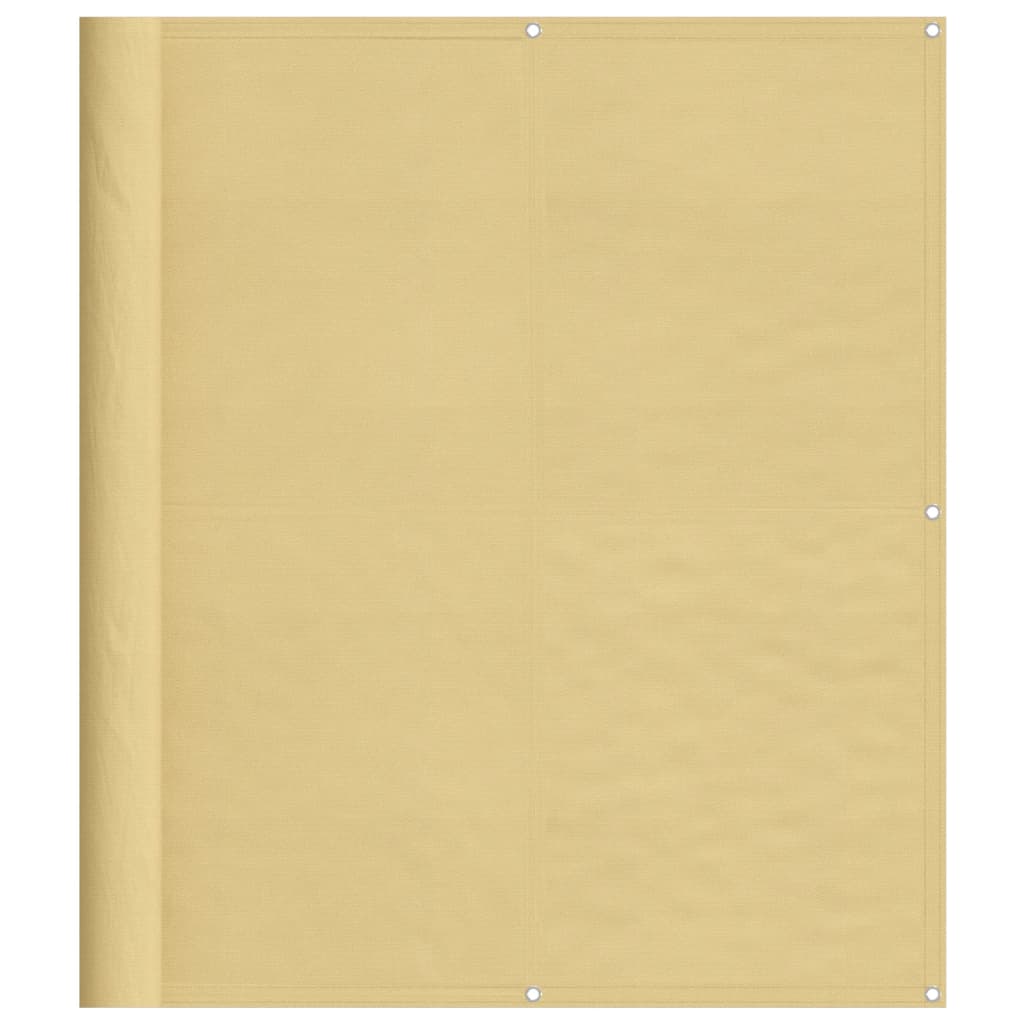 vidaXL Διαχωριστικό Βεράντας Άμμου 120x800εκ 100% Πολ. Ύφασμα Oxford