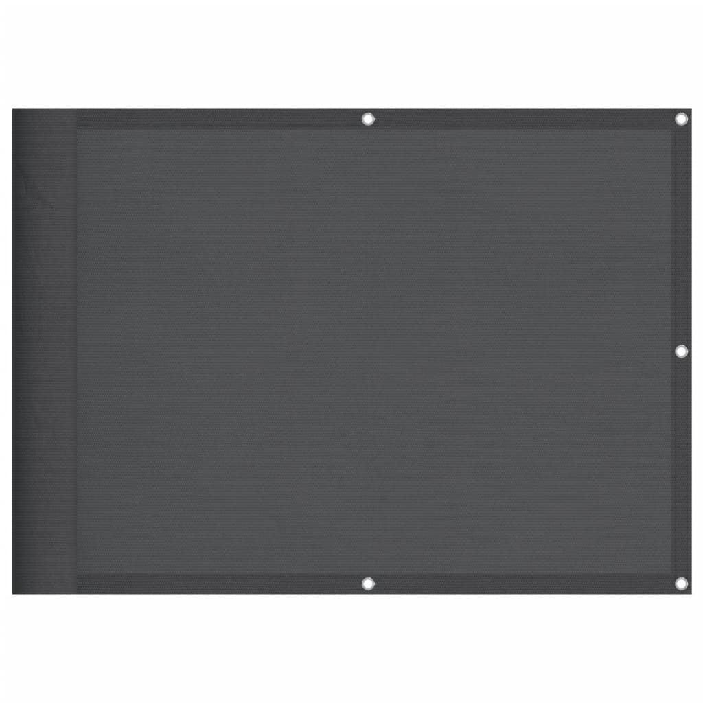 vidaXL Διαχωριστικό Βεράντας Ανθρακί 75x700εκ 100% Πολ. Ύφασμα Oxford